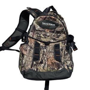 Field And Stream Black Hills Realtree Brown Camo Hunting Camping Backpack
